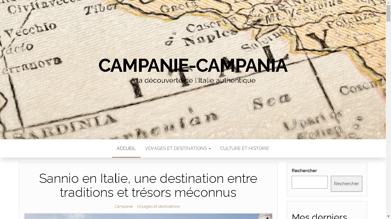 Capture d'écran de http://www.campanie-campania.net/